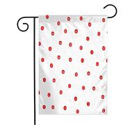 Bandiera Pattern Watercolor Digital Generated Red Polka Dot Stain Drop Beauty Hand Bandiera Militare Decorazione Striscione All'Aperto, Per Balcone, Eventi, Feste Strada, 30x45cm
