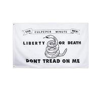 Bandiera Per Barca White Culpeper Minutemen Don'T Tread Patriot Revolutionary 2 Occhielli In Metallo Gran Bandiere Stampa Fronte-Retro Flag Personalizzate Per Indoor 90X150Cm