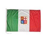 Bandiera per barche premium Italia mercantile 60x90 cm bandiera barca 60x90 cm nautica (Italia Mercantile)