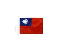 Bandiera per barche Taiwan, 30 x 40 cm, resistente alle intemperie e ai raggi UV, per barche, yacht, nave a vela e decorazione marittima