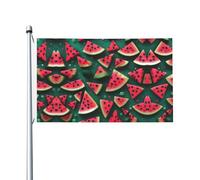 Bandiera per feste all'aperto con anguria da sogno stampata (91,4 x 152,4 cm) - ideale per giardino, cortile e decorazioni natalizie