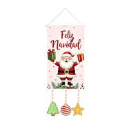 Bandiera per il cortile natalizio, festivi impermeabili, invernali, bandiere interne per il giardino | per la camera da, la festa invernale, la parete della finestra della porta del giardino del