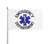 Bandiera per infermiere/a del pronto soccorso, 90x150 cm, decorazione per esterni e interni, stendardo per processione con 2 occhielli