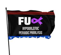 Bandiera per la consapevolezza della paralisi periodica ipokaliemica, 9,1 x 1,5 m, colore vivido e resistente allo sbiadimento UV, striscioni da parete per esterni ed interni