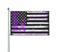 Bandiera per la consapevolezza della sindrome di Turner Hope For A Cure, 3x5 piedi, per esterni, bifacciale, con colori vivaci, resistente, decorazione per patio