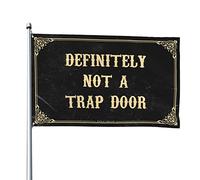 Bandiera per porta con scritta "Man Cave Bar Definitely Not A Trap" per camera da letto ragazze roba fantastica per ragazzi (152 x 244 cm)