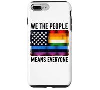 Bandiera per uguaglianza We The People Means Everyone Pride Custodia per iPhone 7 Plus/8 Plus