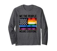 Bandiera per uguaglianza We The People Means Everyone Pride Maglia a Manica