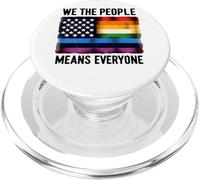 Bandiera per uguaglianza We The People Means Everyone Pride PopSockets PopGrip per MagSafe
