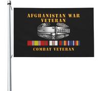 Bandiera per veterani di guerra in Afghanistan, 3x5 piedi, resistente ai raggi UV, stagionale, con occhielli in ottone, per esterni e interni.