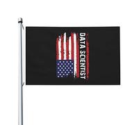 Bandiera Personalizzata American Data Scientist Bandiera Dell'Individualità Decorazione Bandiera Da Giardino Per Giardino, Cortile, La Fattoria All'Aperto, 90X150cm