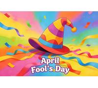 Bandiera Personalizzata April Fools Day Hipster Funny Cartoon Bandiera