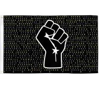 Bandiera Personalizzata Black Lives Matter Names & Fist Black Names