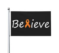 Bandiera Personalizzata Cancer Believe Kidney Cancer Bandiera Dell'Individualità Poliestere Bandiera Da Cortile Per Barca, Decorazione Domestica, Cortile, 90X150cm