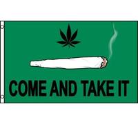 Bandiera Personalizzata Come And Take It (Spliff) Grande Bandiera Pub 3x5