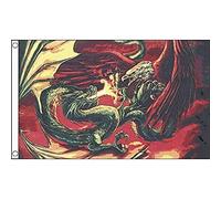 Bandiera Personalizzata Dragon Vs Eagle Bandiera Per Barca Street 3x5 FT