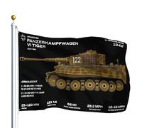 Bandiera Personalizzata German Jagd Tiger 1 Tiger 2 Stampata Bandiere Lavabile Flagge Personalizzate Per Home Sports Events Business 90X150Cm