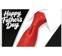 Bandiera Personalizzata Happy Father's Day Dad Black Suit Red Tie You Are