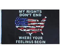 Bandiera Personalizzata My Rights Don't End Where Your Feelings Begin Usa