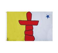 Bandiera Personalizzata Nunavut Canada Canadian Nunavummiut Resistente Alle Intemperie Gran Bandiere Robusta Flag Per Business Festivals Sports Events 90X150Cm