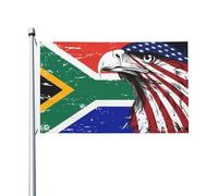Bandiera Personalizzata South Africa African America Bandiera Da Giardino Colore Vivido Bandiera Pirati Per La Fattoria All'Aperto, Decorazione Domestica, Feste, 90X150cm
