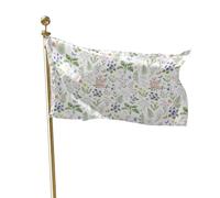Bandiera Personalizzata Wheat Ears Flowers Summer Countryside Flower