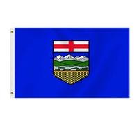 Bandiera Personalizzato Alberta Canada Albertan Resistente Alle Intemperie Bandiere Decorazioni 2 Occhielli In Metallo Striscione Con Bandiere Personalizzate Per Sports Events 90X150Cm