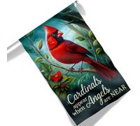 Bandiera Personalizzato American Cardinal Appear When Angels Are Near 2 Occhielli In Metallo Gran Bandiere Lavabile Flagge Per Parades Business Sports Events 90X150Cm
