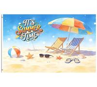 Bandiera Personalizzato It's Summer Time In Beach Sea Shore Starfish Ball