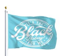 Bandiera Personalizzato Its The Black History African American Melanin