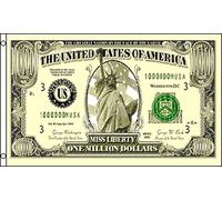 Bandiera Personalizzato Million Dollars 2 Occhielli In Metallo Bandiere Personalizzate Colore Vivido Flag Per Cultural Display Events Parades 90X150Cm