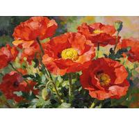Bandiera Personalizzato Red Flower Flowers Bloom Field Spring Summer Farm