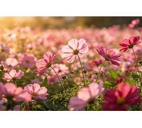 Bandiera Personalizzato Tropical Pink Flower Flowers Spring Summer Cosmos