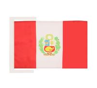 BANDIERA PERÙ 45x30cm - BANDIERINA PERUVIANA 30 x 45 cm cordicelle - AZ FLAG