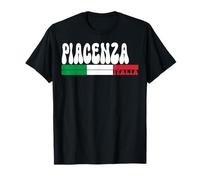 Bandiera Piacenza City Italia Vintage Italia per Gli Amanti dei Viaggi Maglietta