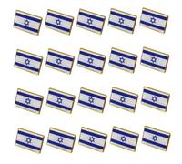 Bandiera pin 20 pezzi israeliani per spilli bandiera bulk metal bassa di spilla israelia