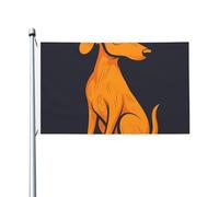 Bandiera Pirata 90X150cm, Dog Sit Down Personalizzata Bandiere Decorative Bandierine per Conferenza Bar Ristoranti