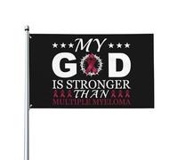 Bandiera Pirata 90X150cm, My God Is Stronger Than Multiple Myeloma Awareness Fighter Personalizzata Bandiere Durevole Bandierine per Parata Interno Giardino