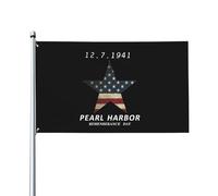 Bandiera Pirata 90X150cm, Pearl Harbor Remembrance Day Colori Vivaci Bandiere Durevole Flag per Conferenza Balcone Decorazione