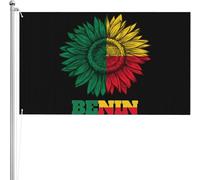 Bandiera Pirata 90X150cm, Vintage Sunflower Cote D'Ivoire Ivorian Resistente allo Scolorimento Bandiere da giardino Durevole Flag per Conferenza Balcone Parata
