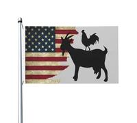 Bandiera Pirata 90X150cm, Worn Out USA Classica Bandiere da Balcone con Occhielli Flag per Esterno Ristoranti Interno