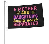 Bandiera Pirata Classica Bandiere A Mother And Dau-Ghter'S Love Is Never Separated Doppia Cucitura Flag Per Interno Esterno Bar 90X150Cm