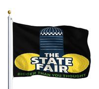 Bandiera Pirata Classica Bandiere Da Giardino The State Fair - Bigger Than You Thought Durevole Flag Per Bar All'Aperto Decorazione 90X150Cm