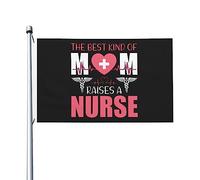 Bandiera Pirata Classica, The Best Kind Of Mom Raises A Nurse Rinforzo Bandiere Da Giardino Per Celebrazione Balcone Flag 90X150Cm