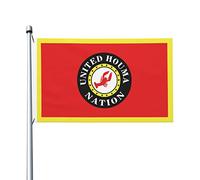Bandiera Pirata Con Occhielli, Flag Of The United Houma Nation Resistente Alle Intemperie Bandiere Da Giardino Per Parata All'Aperto Flag 90X150Cm