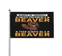 Bandiera Pirata Decorative, Always Be Yours Unless You Can Be A Beavers Doppia Cucitura Bandiere Per Interno Decorazione Flag 90X150Cm
