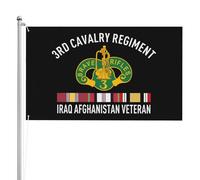 Bandiera Pirata Decorative Bandiere Da Balcone 3Rd Cavalry Regiment Afghanistan And Iraq Veteran Classica Flag Per Conferenza Celebrazione Esterno 90X150Cm