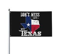 Bandiera Pirata Decorative, Dont Mess With Texas Doppia Cucitura Bandiere Da Giardino Per Interno Decorazione Flag 90X150Cm