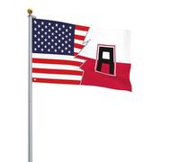 Bandiera Pirata Decorative, Flag Of The First United States Army And America Colori Vivaci Bandiere Da Giardino Per Interno Esterno Striscioni Di Bunting 90X150Cm