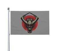 Bandiera Pirata Doppia Cucitura, Angry Mon-Ster Classica Bandiere Da Giardino Per Decorazione Bar Striscioni Di Bunting 90X150Cm